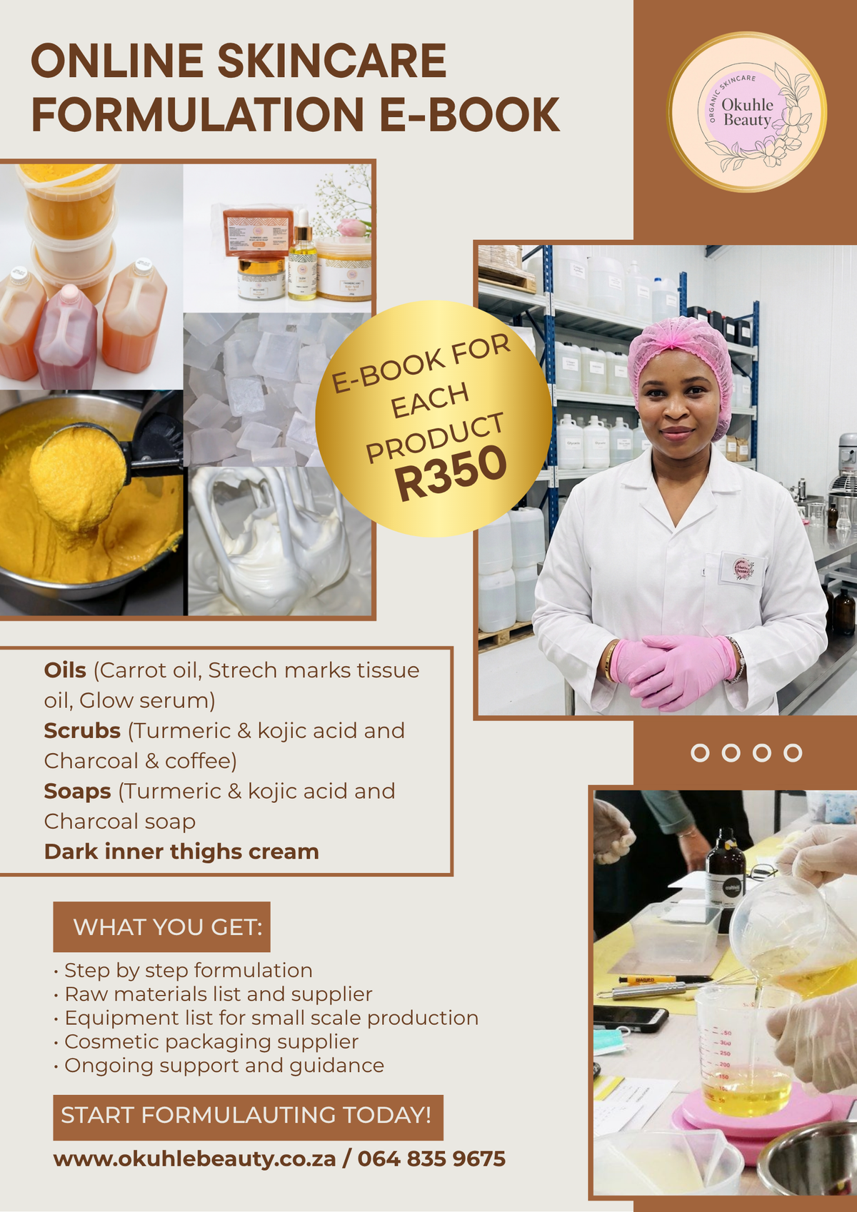 Natural Skincare Formulation eBook (1 product)