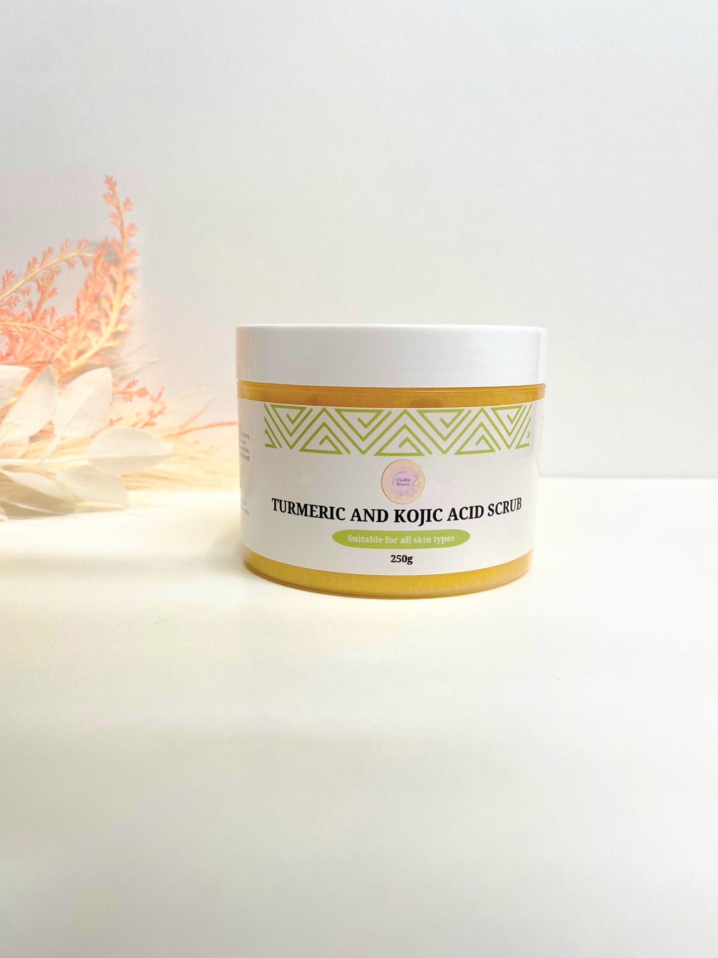 Turmeric and Kojic Acid Scrub