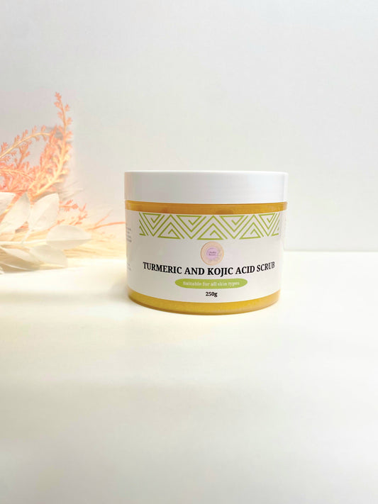 Turmeric and Kojic Acid Scrub